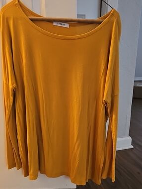 Cherish Mustard Yellow Long Sleeve Tunic